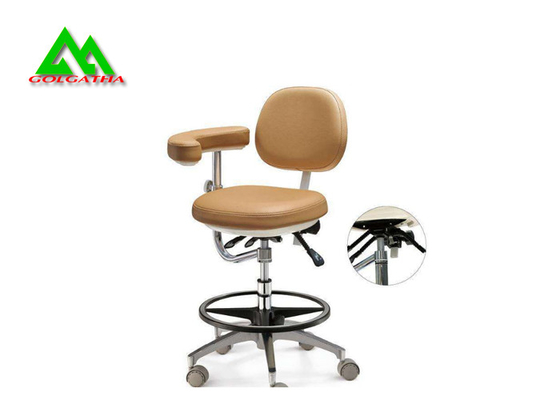 China Movable Dental Assistant Stool Ergonomic Dental Chair With Up &amp; Down Control supplier